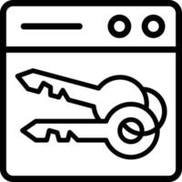 Vector Design Web Key Icon Style