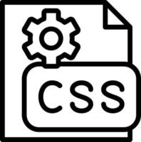 Vector Design CSS Code Icon Style