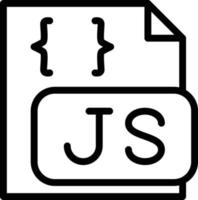 Vector Design Javascript File Icon Style