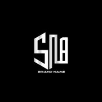 SNUB Monogram Logo vector