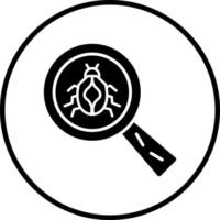 Vector Design Search Bug Vector Icon Style