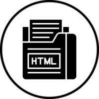 Vector Design Html File Vector Icon Style