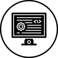 Vector Design Backend Development Vector Icon Style