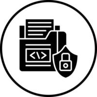 Vector Design Data Security Vector Icon Style