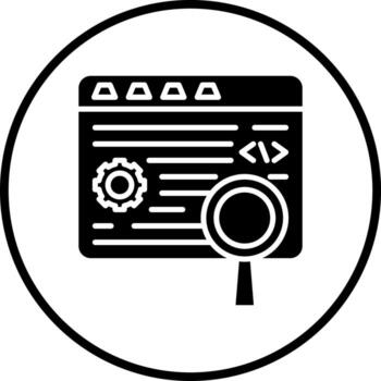 Vector Design Code Testing Vector Icon Style