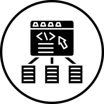 Vector Design Code Framework Vector Icon Style