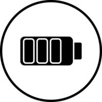 vector diseño batería vector icono estilo