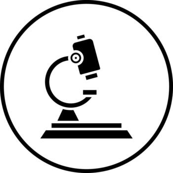 Vector Design Microscope Vector Icon Style