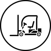 Vector Design Forklift Vector Icon Style