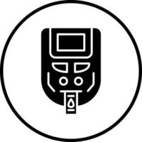 Vector Design Glucometer Vector Icon Style