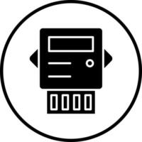 Vector Design Electric Meter Vector Icon Style