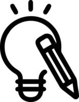 Idea solution icon symbol vector image. Illustration of the creative innovation concept design. EPS 10