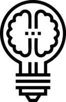 Idea solution icon symbol vector image. Illustration of the creative innovation concept design. EPS 10