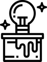 Idea solution icon symbol vector image. Illustration of the creative innovation concept design. EPS 10