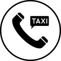 Vector Design Call Taxi Vector Icon Style