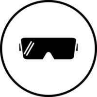 vector diseño científico lentes vector icono estilo