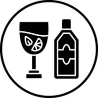 Vector Design Gin Tonic Vector Icon Style