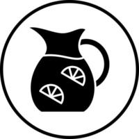 Vector Design Lemonade Jug Vector Icon Style