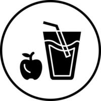 Vector Design Apple Juice Vector Icon Style