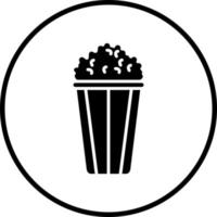 Vector Design Popcorn Vector Icon Style