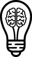 Idea solution icon symbol vector image. Illustration of the creative innovation concept design. EPS 10