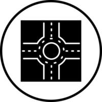 Vector Design Roundabout Vector Icon Style