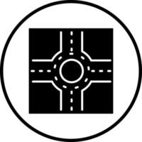 Vector Design Roundabout Vector Icon Style