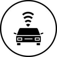 Vector Design Connected Vehicle Vector Icon Style