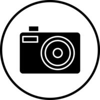 Vector Design Compact Camera Vector Icon Style