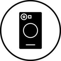 vector diseño teléfono inteligente cámara vector icono estilo
