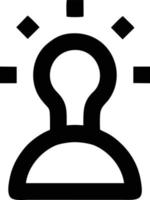 Idea solution icon symbol vector image. Illustration of the creative innovation concept design. EPS 10