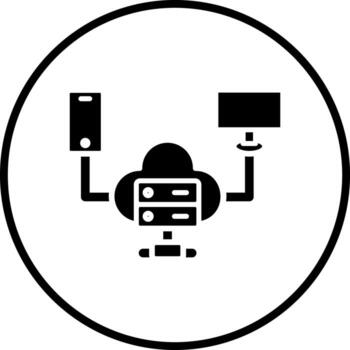 Vector Design Cloud Computing Vector Icon Style