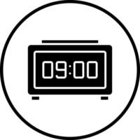 Vector Design Digital Clock Vector Icon Style