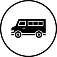 Vector Design Minivan Vector Icon Style