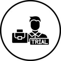 Vector Design Job Trial Vector Icon Style