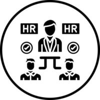 Vector Design Hiring Manager Vector Icon Style