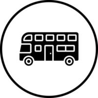 Vector Design Double Decker Vector Icon Style