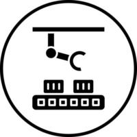 Vector Design Industrial Robot Vector Icon Style