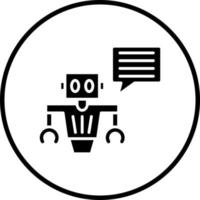 Vector Design Chatbot Vector Icon Style