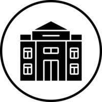 Vector Design Old Building Vector Icon Style