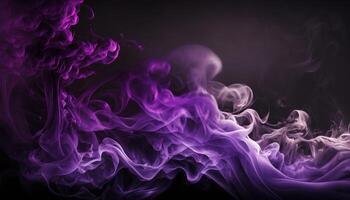 Beautiful abstract background with purple smoke texture. photo