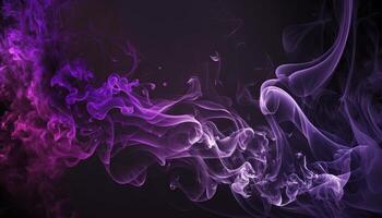 Beautiful abstract background with purple smoke texture. photo