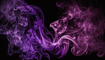 hermosa resumen antecedentes con púrpura fumar textura. generativo ai foto