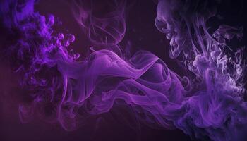 Beautiful abstract background with purple smoke texture. photo