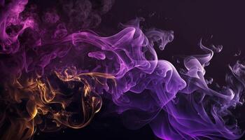 Beautiful abstract background with purple smoke texture. photo