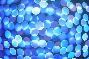 Abstract background, defocused blue lights bokeh photo