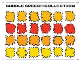 Speech Bubble set. Talk bubble collection vector