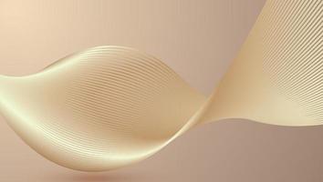 Abstract gold wavy light abstract texture texture background vector