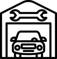 Service Station Vector Icon Style