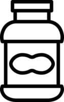 Peanut Butter Vector Icon Style